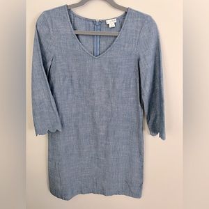 Women’s J Crew jean dress, size 2